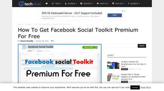 How To Get Facebook Social Toolkit Premium For Free - Tech Viral