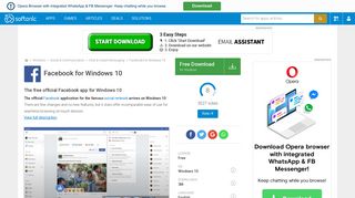 Facebook for Windows 10 (Windows) - Download