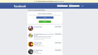 Sri Lanka Friend Profiles | Facebook