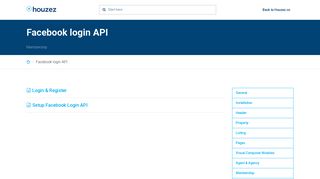Facebook login API | Houzez | Theme Documentation