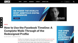 How to Use the Facebook Timeline: A Complete Walk-Through of the ...