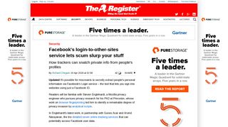 Facebook's login-to-other-sites service lets scum slurp your stuff • The ...