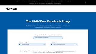 Free Facebook Proxy | Unblock Facebook | HMA!