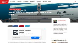 Need a Facebook Login Proxy? Here's What to Do - MakeUseOf