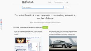 Download FaceBook Videos - Fast Downloading Of Any FaceBook ...