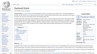 Facebook Watch - Wikipedia