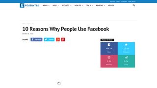 10 Reasons Why People Use Facebook - Fossbytes
