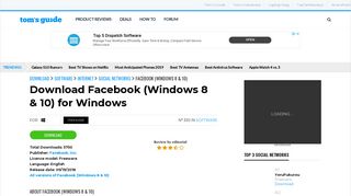 Download Facebook (Windows 8 & 10) (Free) for Windows