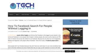 Facebook Search For People Without Logging In - Fastest Method