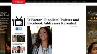 'X Factor': Finalists' Twitter and Facebook Addresses Revealed ...