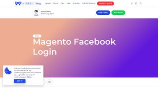 Magento Facebook Login - Webkul Blog - Webkul Software