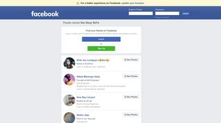 Xxx Sexy Girl's Profiles | Facebook