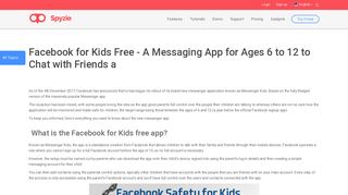 Facebook for Kids Free - A Messaging App for Ages 6 to 12 to Chat ...