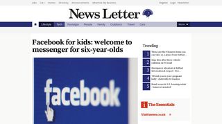 Facebook for kids: welcome to messenger for six-year-olds - Belfast ...