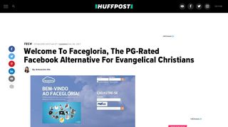 Welcome To Facegloria, The PG-Rated Facebook Alternative For ...
