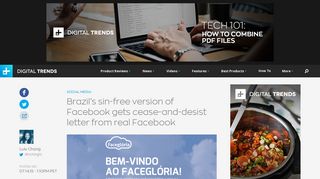 Facegloria Is Brazil's Sin-Free Version Of Facebook | Digital Trends