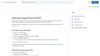 Get loot drops from FACEIT - YouTube Gaming Help - Google Support
