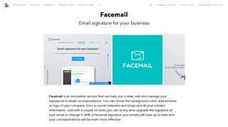 Facemail: Email signature for your business | BetaList