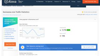 Facenama.com Traffic, Demographics and Competitors - Alexa