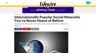 10 Internationally Popular Social Networks You've Never ... - Lifewire