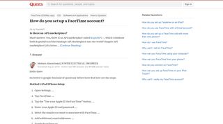 How to set up a FaceTime account - Quora