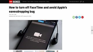 Apple FaceTime: How to disable it on your iPhone, iPad and Mac - CNN