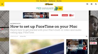How to set up FaceTime on your Mac | iMore