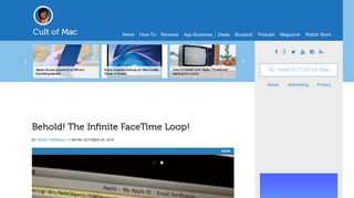 Behold! The Infinite FaceTime Loop! | Cult of Mac