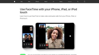 Use FaceTime with your iPhone, iPad, or iPod touch - Apple Support