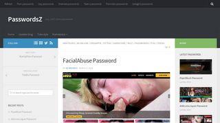FacialAbuse Password | PasswordsZ