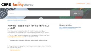 How do I get a login for the fmPilot 2 portal? – fmPilot Help Center