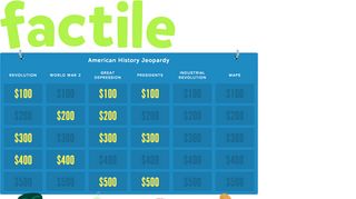 Factile | #1 Jeopardy Classroom Review Game