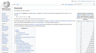 Factorial - Wikipedia