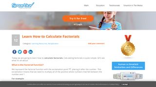 Learn How to Calculate Factorials - Elementary Math - Smartick