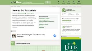 3 Ways to Do Factorials - wikiHow