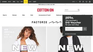 Factorie | Girls & Guys Clothing & Accessories - Cotton On