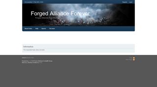 Forged Alliance Forever • View topic - FAF Pre Login/Lobby Crash