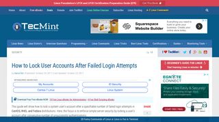 How to Lock User Accounts After Failed Login Attempts - Tecmint