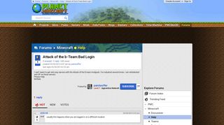 Attack of the b-Team:Bad Login - Planet Minecraft