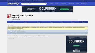 MyNBA2k18 problem - NBA 2K18 Message Board for PlayStation 4 ...