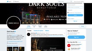 Dark Souls (@DarkSoulsGame) | Twitter