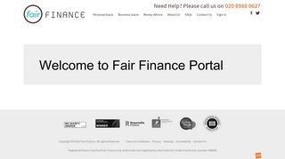 Fair Finance Portal · Customer Self-Service