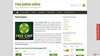 Fair Go Casino Australia: login mobile, coupon codes, no deposit ...