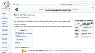 Fair Work Ombudsman - Wikipedia