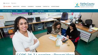 FCPS 24-7 Learning : Parent View | Fairfax County Public Schools