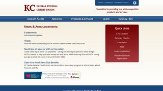 KC Fairfax Federal Credit Union - Home