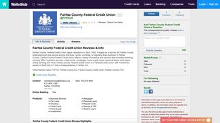 Fairfax County Federal Credit Union Reviews - WalletHub