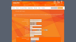 Login here - Euro Currency Card by easyJet
