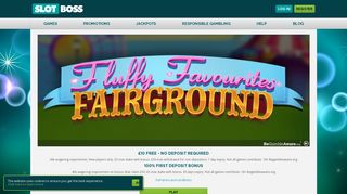 Fluffy Favourites Fairground Slot | Slot Boss Online Slots | £10 Free