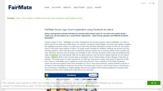 FairMate Social Login: Event registration using Facebook et cetera ...